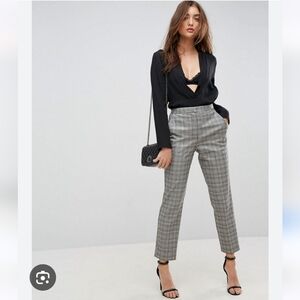 ASOS tailored slim houndstooth check pants